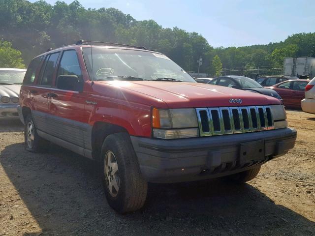 1J4GZ58SXSC770239 - 1995 JEEP GRAND CHER RED photo 1