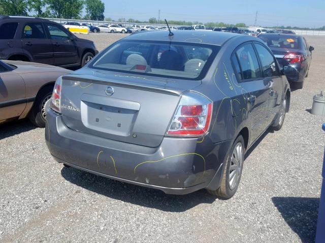 3N1AB61E98L675567 - 2008 NISSAN SENTRA 2.0 GRAY photo 4