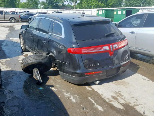 2LMHJ5NK9FBL01560 - 2015 LINCOLN MKT BLACK photo 3