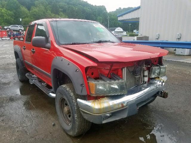 1GCDT13E178209183 - 2007 CHEVROLET COLORADO RED photo 1