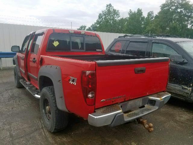 1GCDT13E178209183 - 2007 CHEVROLET COLORADO RED photo 3