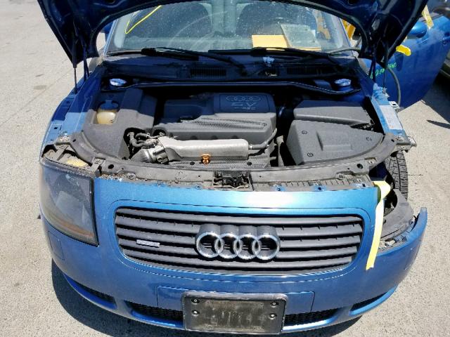 TRUUC28N8Y1051164 - 2000 AUDI TT QUATTRO BLUE photo 7