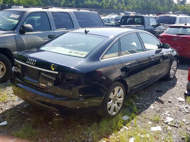 WAUDH74F37N081314 - 2007 AUDI A6 3.2 QUA BLACK photo 4