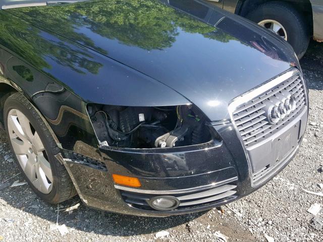 WAUDH74F37N081314 - 2007 AUDI A6 3.2 QUA BLACK photo 9