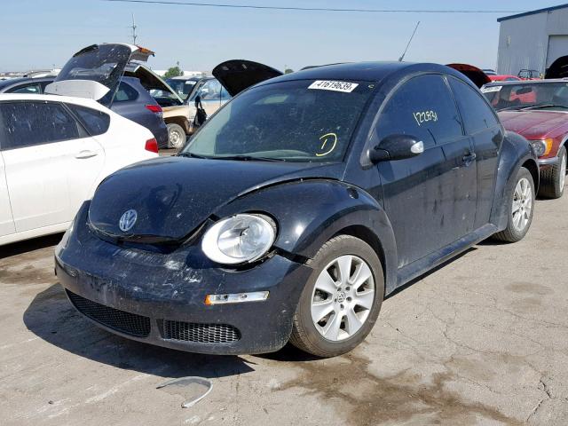 3VWRW31C79M517383 - 2009 VOLKSWAGEN NEW BEETLE შავი ფოტო 2