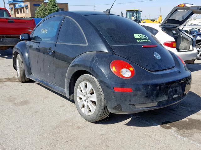 3VWRW31C79M517383 - 2009 VOLKSWAGEN NEW BEETLE შავი ფოტო 3