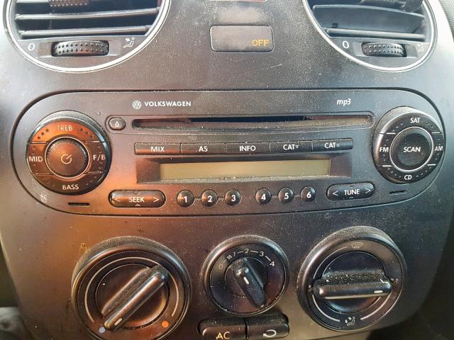 3VWRW31C79M517383 - 2009 VOLKSWAGEN NEW BEETLE შავი ფოტო 9