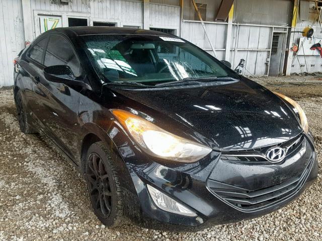 KMHDH6AE5DU022593 - 2013 HYUNDAI ELANTRA CO BLACK photo 1