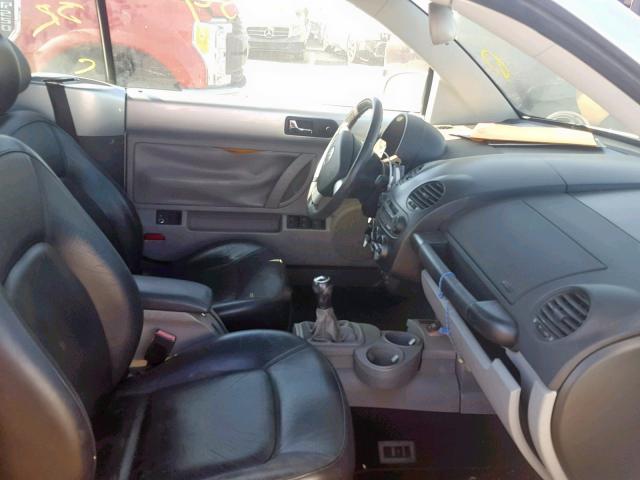 3VWCK21YX3M321663 - 2003 VOLKSWAGEN NEW BEETLE ვერცხლისფერი ფოტო 5