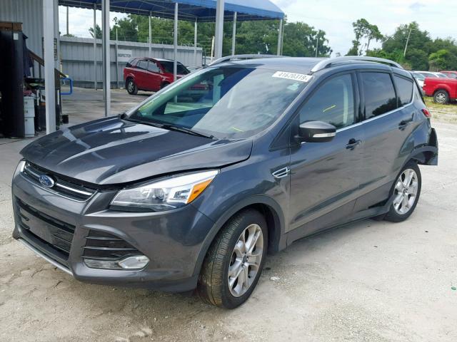 1FMCU9J97FUC64364 - 2015 FORD ESCAPE TIT GRAY photo 2