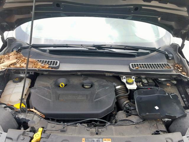 1FMCU9J97FUC64364 - 2015 FORD ESCAPE TIT GRAY photo 7