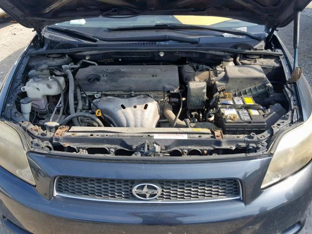 JTKDE167370217719 - 2007 TOYOTA SCION TC გრაფიტი ფოტო 7