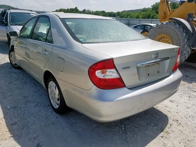 JTDBE32K430172420 - 2003 TOYOTA CAMRY LE SILVER photo 3