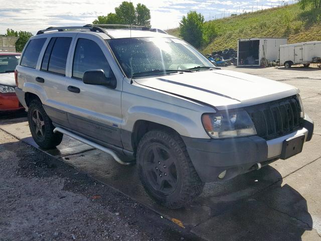 1J4GW48J54C180768 - 2004 JEEP GRAND CHER SILVER photo 1