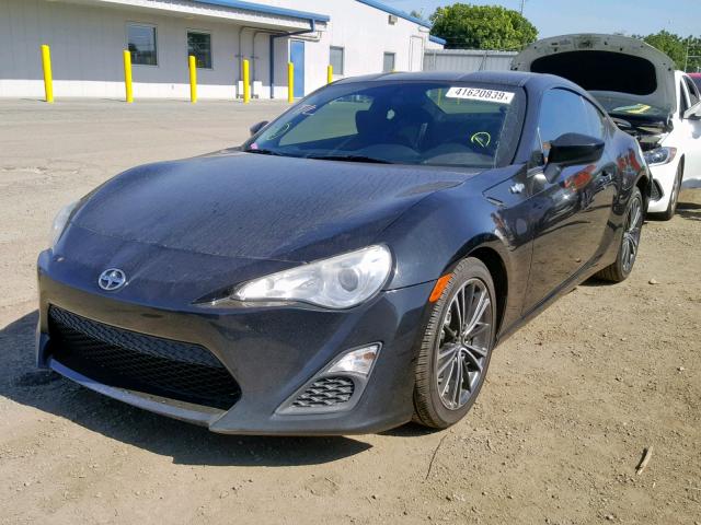 JF1ZNAA15D1716209 - 2013 TOYOTA SCION FR-S BLACK photo 2