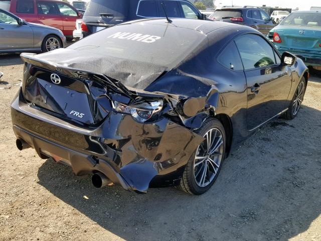JF1ZNAA15D1716209 - 2013 TOYOTA SCION FR-S BLACK photo 4