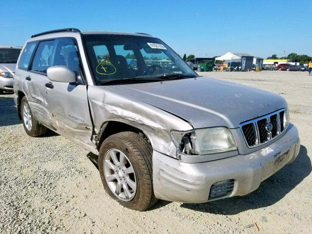 JF1SF65671H751242 - 2001 SUBARU FORESTER S SILVER photo 1