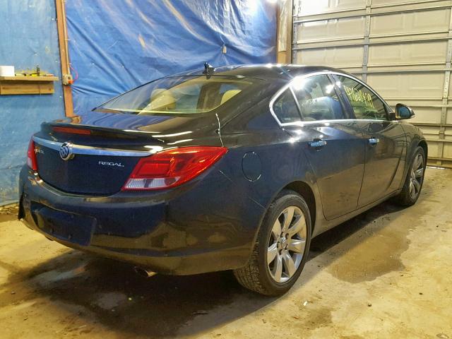 2G4GS5EV4D9154549 - 2013 BUICK REGAL PREM BLACK photo 4