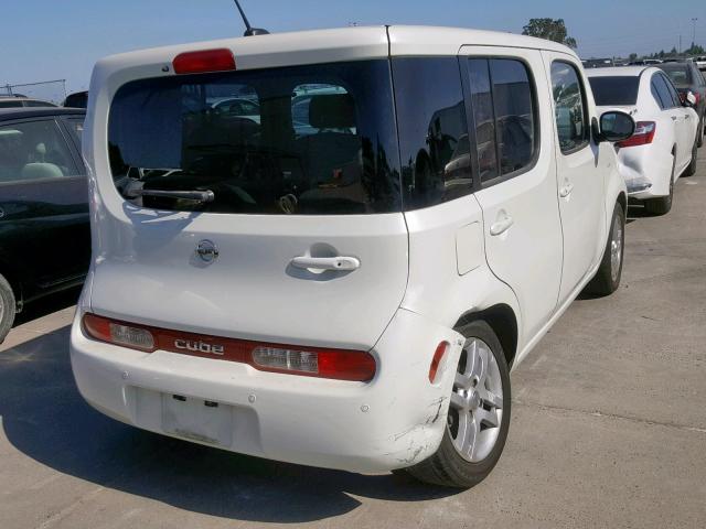 JN8AZ28R49T129349 - 2009 NISSAN CUBE BASE WHITE photo 4