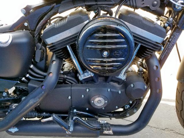 1HD4LE211KC422550 - 2019 HARLEY-DAVIDSON XL883 N BLACK photo 7