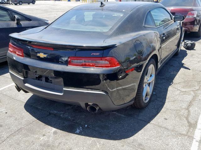 2G1FD1E35F9266483 - 2015 CHEVROLET CAMARO LT BLACK photo 4