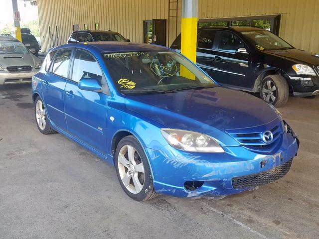 JM1BK344461456135 - 2006 MAZDA 3 HATCHBAC BLUE photo 1