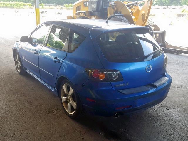 JM1BK344461456135 - 2006 MAZDA 3 HATCHBAC BLUE photo 3