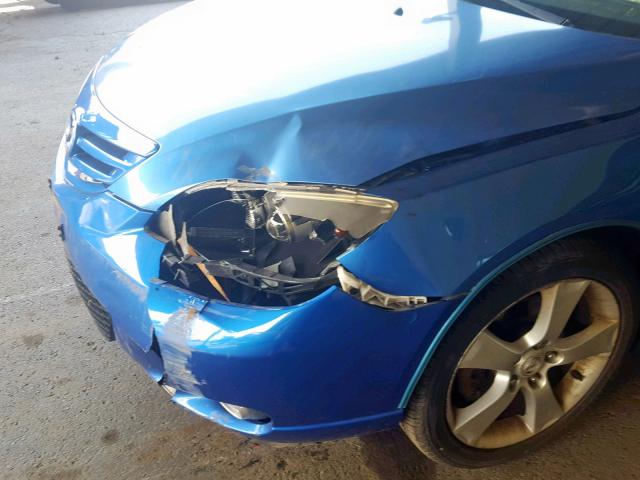 JM1BK344461456135 - 2006 MAZDA 3 HATCHBAC BLUE photo 9