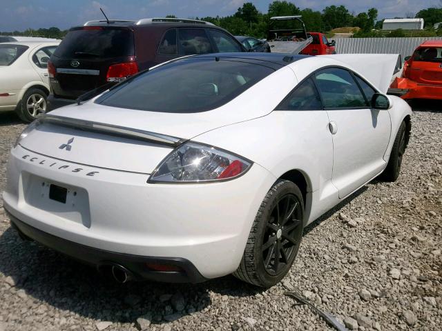 4A31K5DF6BE004390 - 2011 MITSUBISHI ECLIPSE GS WHITE photo 4