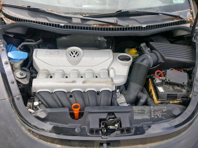 3VWRF31Y57M408008 - 2007 VOLKSWAGEN NEW BEETLE შავი ფოტო 7
