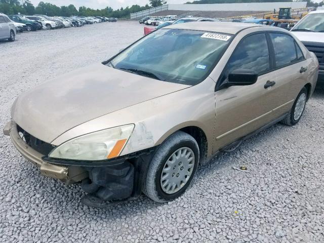 1HGCM56165A124369 - 2005 HONDA ACCORD DX GOLD photo 2