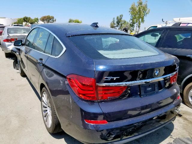 WBASN2C54DC202614 - 2013 BMW 535 IGT BLUE photo 3