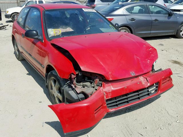 2HGEH2467SH506191 - 1995 HONDA CIVIC DX RED photo 1