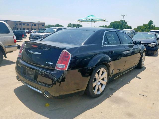 2C3CCAFJ9CH800410 - 2012 CHRYSLER 300 SRT-8 BLACK photo 4