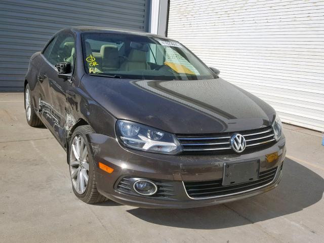 WVWBW7AH6CV009166 - 2012 VOLKSWAGEN EOS KOMFOR BROWN photo 1