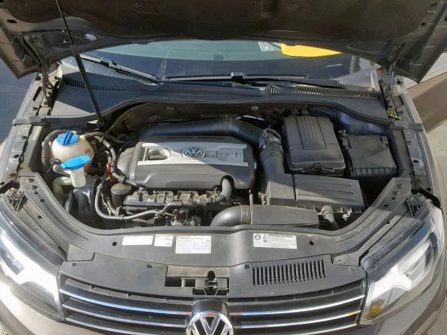 WVWBW7AH6CV009166 - 2012 VOLKSWAGEN EOS KOMFOR BROWN photo 7