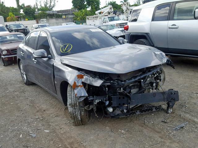 JN1EV7ARXJM432668 - 2018 INFINITI Q50 LUXE GRAY photo 1