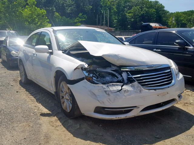 1C3CCBAB4EN206338 - 2014 CHRYSLER 200 LX WHITE photo 1