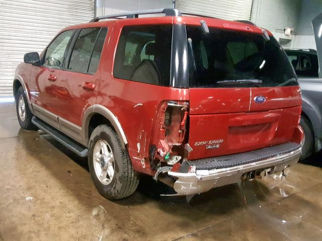 1FMDU74E72ZA61747 - 2002 FORD EXPLORER E RED photo 3