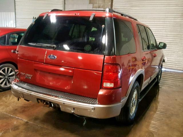 1FMDU74E72ZA61747 - 2002 FORD EXPLORER E RED photo 4