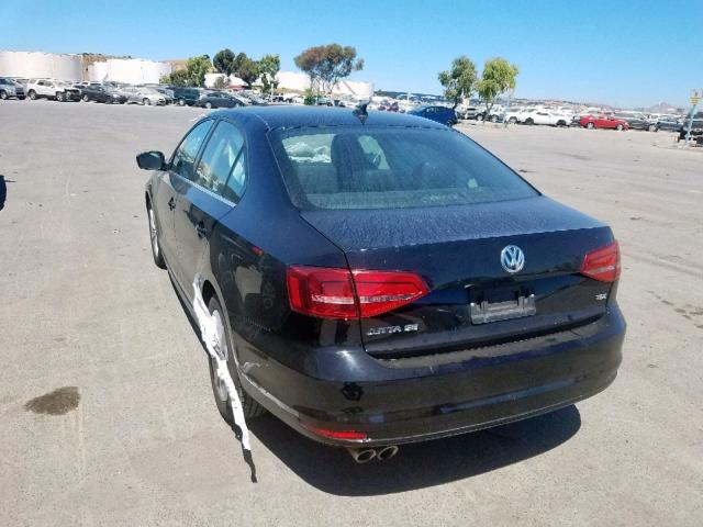 3VWLA7AJ8FM307512 - 2015 VOLKSWAGEN JETTA TDI BLACK photo 3