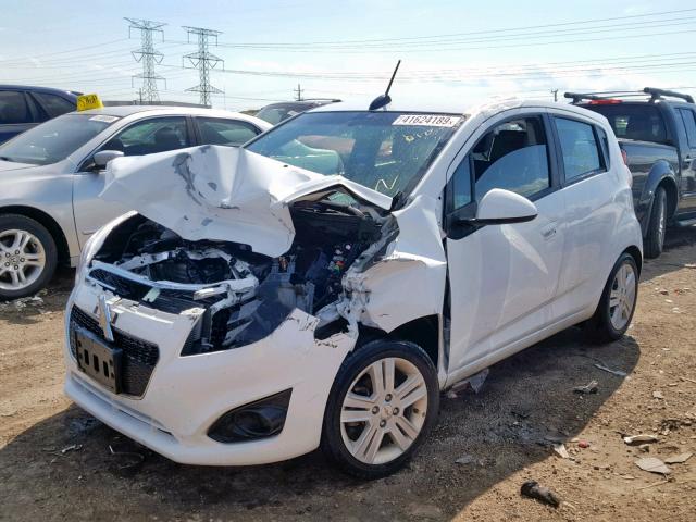 KL8CB6S94FC756338 - 2015 CHEVROLET SPARK LS WHITE photo 2