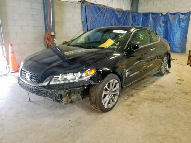 1HGCT2A89DA001363 - 2013 HONDA ACCORD EXL BLACK photo 2