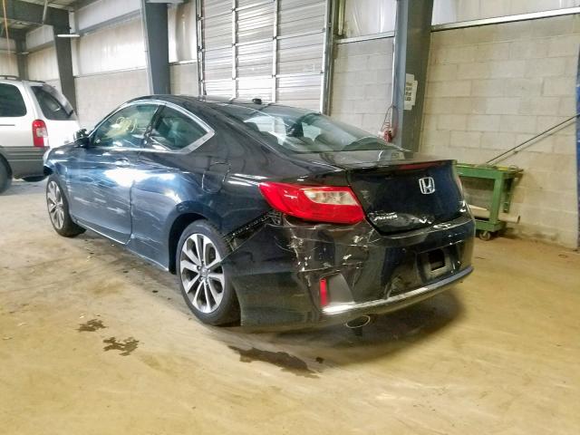 1HGCT2A89DA001363 - 2013 HONDA ACCORD EXL BLACK photo 3