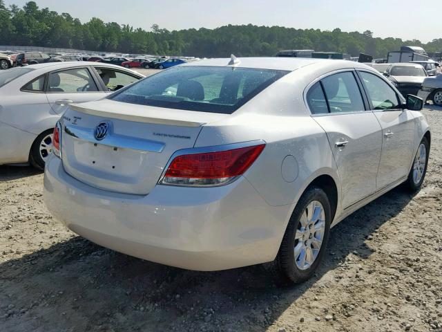 1G4GC5ER3CF322607 - 2012 BUICK LACROSSE WHITE photo 4