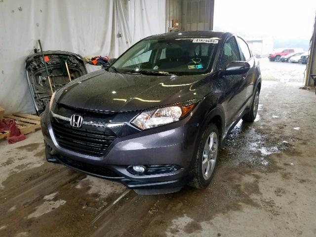 3CZRU6H50GM751826 - 2016 HONDA HR-V EX GRAY photo 2