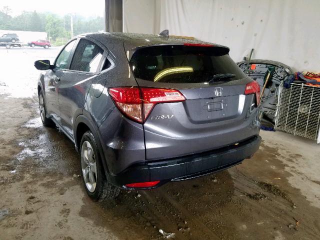 3CZRU6H50GM751826 - 2016 HONDA HR-V EX GRAY photo 3