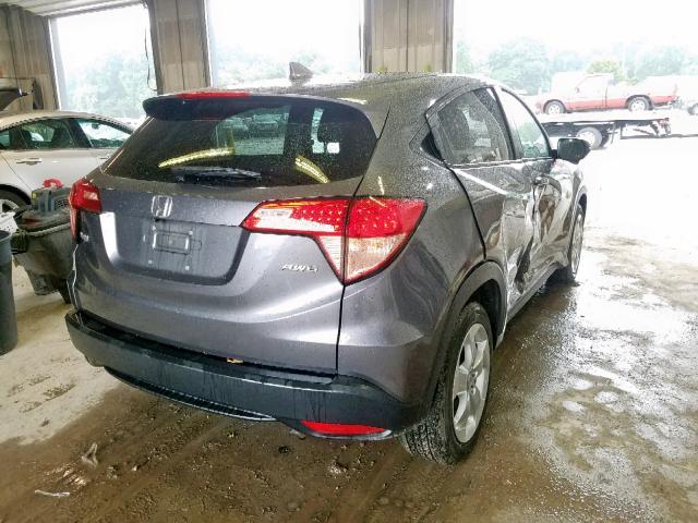 3CZRU6H50GM751826 - 2016 HONDA HR-V EX GRAY photo 4