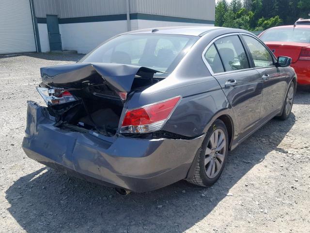 1HGCP2F85BA062381 - 2011 HONDA ACCORD EXL GRAY photo 4