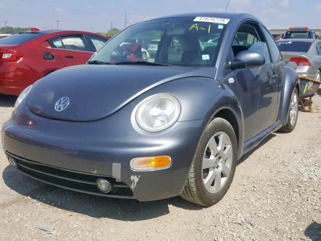 3VWDD21CX3M428361 - 2003 VOLKSWAGEN NEW BEETLE ნაცრისფერი ფოტო 2